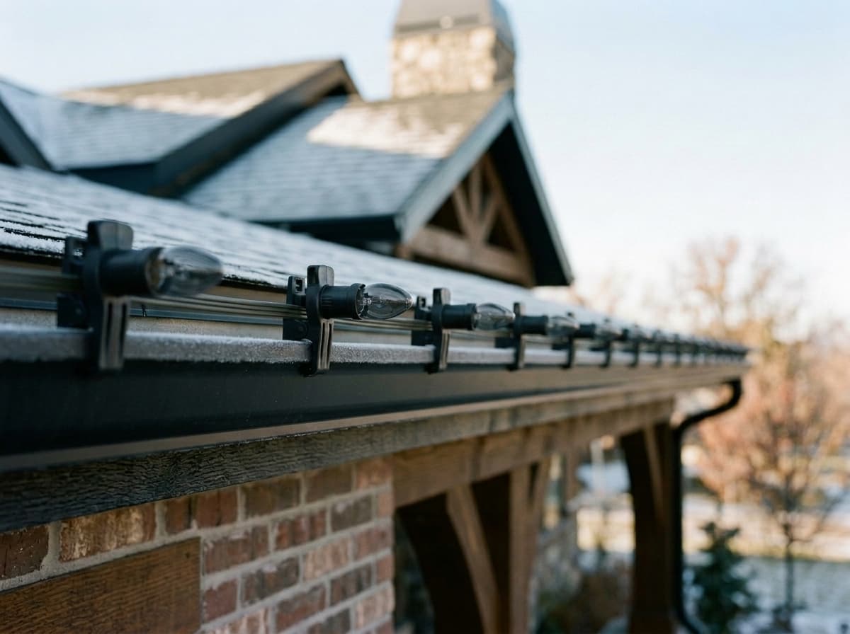Canyon Rim — daylight, unlit C-9 line clipped clean along the gutter